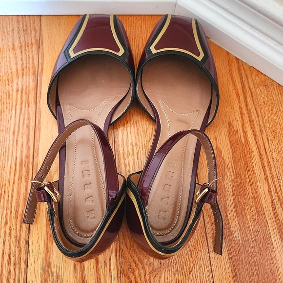 Marni Mary jane flats, IT38/US8, worn twice - Picture 5 of 8